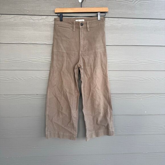 Madewell Emmett the wide leg crop pants - Picture 2 of 6